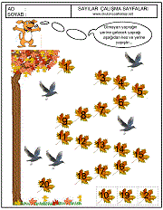 çocukla için sıradaki sayı kaçtır bul çalışma sayfaları